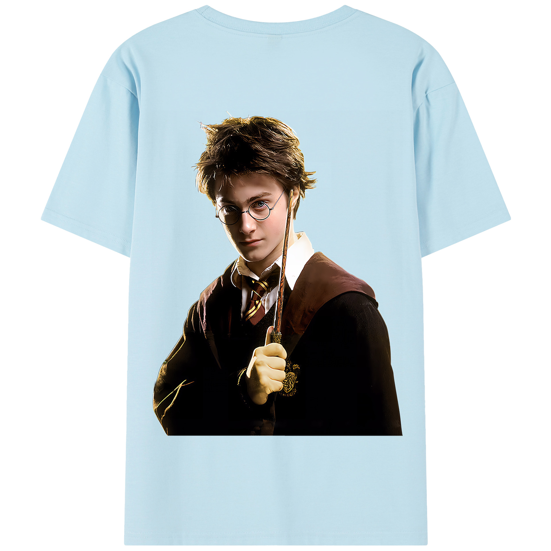 （画像用） Harry Potter ハリー・ポッターシリーズ 綿100％半袖Tシャツ（背面プリント）
